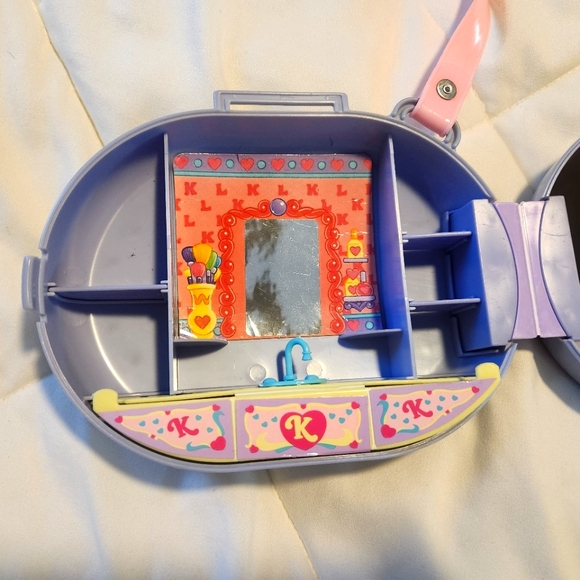 Tyco LIDDLE KIDDLES Beauty Parlor Purse ( PLAYSET ) Fashion Doll Salon Vintage - Picture 5 of 10